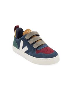 Замшевые кроссовки Little Kid&apos;s &amp; Kid&apos;s Small V-10 с цветными блоками Veja, разноцветный