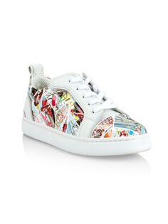 Кроссовки Little Kid&apos;s &amp; Kid&apos;s Patent Comic Christian Louboutin, разноцветный