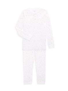 Пижамный комплект из 2 предметов с принтом Little Kid&apos;s &amp; Kid&apos;s Star &amp; Crown Marie Chantal, розовый