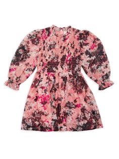Присборенное платье Cherry Blossom для маленьких девочек Rachel Parcell