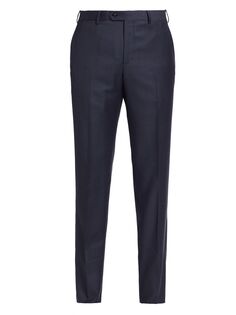 Классические шерстяные брюки Giorgio Armani, коричневый