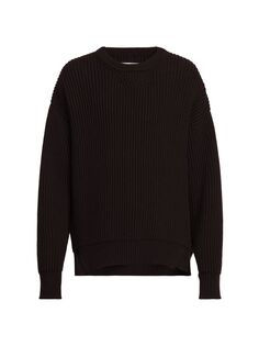 Шерстяной свитер Jil Sander, коричневый