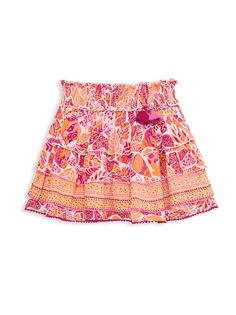 Мини-юбка Ariel для маленьких девочек и девочек Poupette St Barth, разноцветный