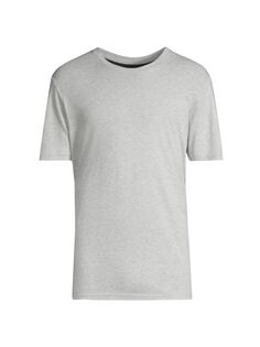 Хлопковая футболка с круглым вырезом Polo Ralph Lauren, серый