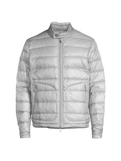 Мотоциклетная куртка Acorus Puffer Moncler, серый