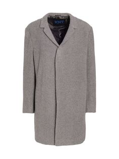 Пальто из кашемира и шерсти KNT by Kiton, серый