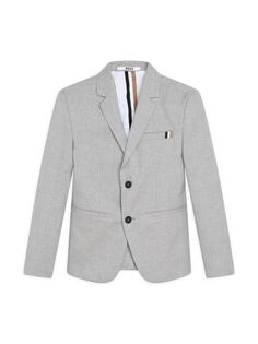 Пиджак для мальчиков и мальчиков BOSS, серый