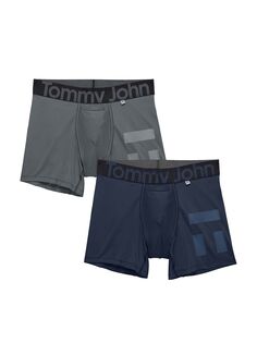Комплект из 2 трусов-боксеров 360 Sport Tommy John, синий