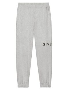 Узкие флисовые брюки-джоггеры GIVENCHY Archetype Givenchy, серый