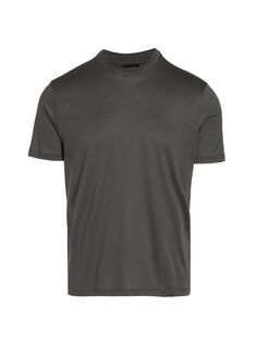 Базовая футболка с круглым вырезом Emporio Armani, серый