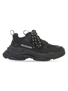 Детские кроссовки Triple S Balenciaga, черный