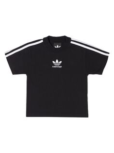 Футболка Balenciaga / Adidas для маленьких детей Balenciaga, черный