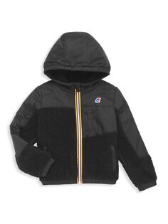 Куртка Little Kid&apos;s Neige Orsetto для малышей K-Way, черный