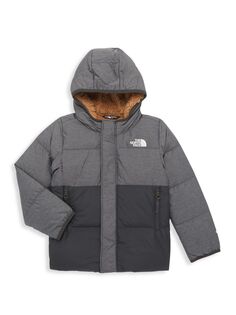 Пуховая куртка с капюшоном North для мальчика The North Face, серый