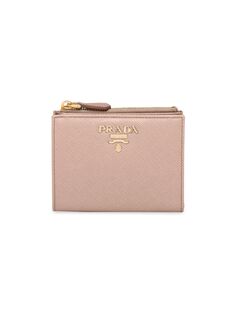 Маленький кошелек из сафьяновой кожи Prada, розовый