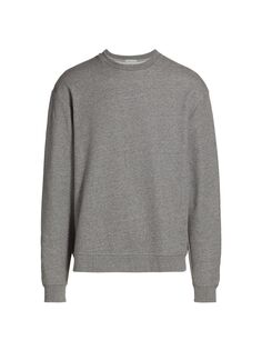 Пуловер оверсайз с круглым вырезом John Elliott, серый