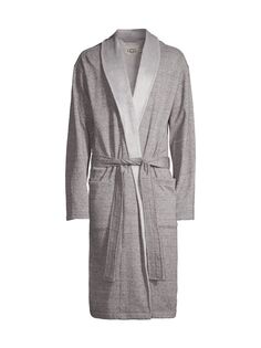 Халат двойного вязания Heritage Comfort Robinson UGG, серый