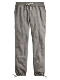 Флисовые спортивные штаны с кулиской на манжетах Polo Ralph Lauren