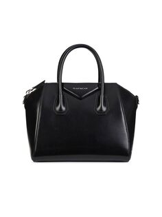 Маленькая кожаная сумка Antigona Givenchy, черный