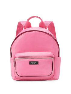 Маленький нейлоновый рюкзак Sam Icon kate spade new york, розовый