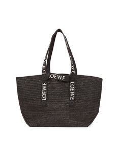 Большая сумка LOEWE x Paula&apos;s Ibiza LOEWE Font Tote Loewe, черный