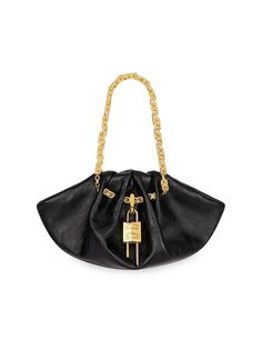 Кожаная мини-сумка Kenny Neo Givenchy, черный