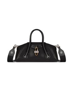 Мини-сумка Antigona из эластичной кожи в коробке Givenchy, черный