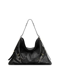 Большая сумка Voyou из кожи Givenchy, черный