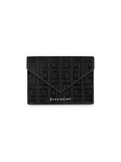 Компактный кошелек G Cut из кожи 4G Givenchy, черный