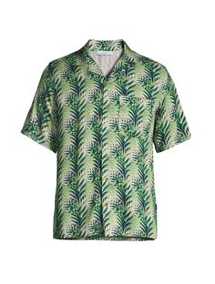 Рубашка Convertible Palm Frond Camp Onia
