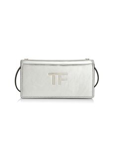 Мини-сумка с логотипом TF Tom Ford, серебряный