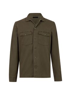Куртка-рубашка корректировщика AllSaints, зеленый