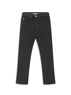Эластичные прямые джинсы Emie для маленьких девочек DL1961 Premium Denim, черный