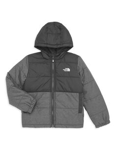 Двусторонняя куртка с капюшоном для маленьких детей The North Face, серый
