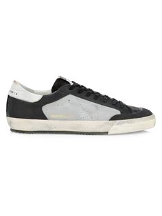 Кожаные кроссовки Super Star Golden Goose, разноцветный