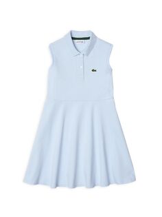 Платье поло без рукавов для маленьких девочек Lacoste