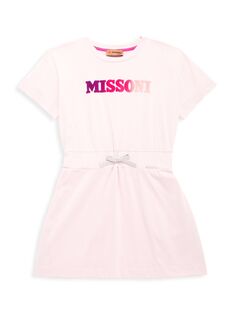 Платье с логотипом для маленьких девочек Missoni