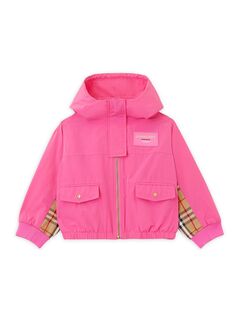 Куртка в клетку Little Girl&apos;s &amp; Girl&apos;s Marina Horseferry Burberry