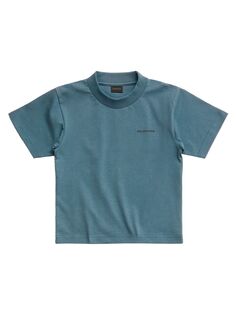 Маленькая детская футболка Balenciaga, синий