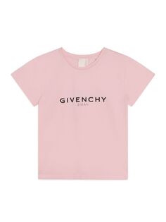 Футболка с логотипом для маленьких девочек Givenchy