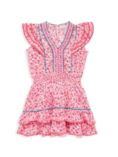 Мини-платье Camilia для маленьких девочек и девочек Poupette St Barth, розовый