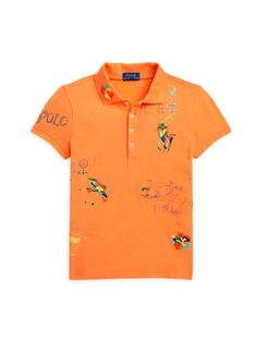 Рубашка поло Peace для маленьких мальчиков Polo Ralph Lauren