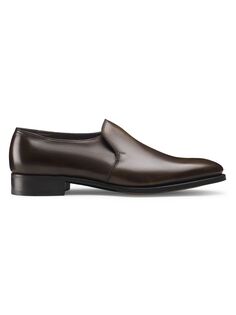 Кожаные лоферы Edward John Lobb, коричневый