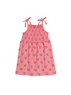 Летнее платье с сердечками для маленькой девочки Splendid