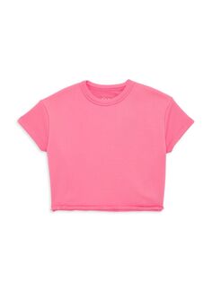 Пуловер Zuma с короткими рукавами для маленьких девочек и девочек Chaser, розовый