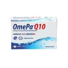 OmePa Q10 Омега-3 убихинол 90 капсул TAB İLAÇ