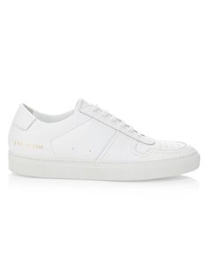 Мужские кожаные низкие кеды BBall Common Projects, белый