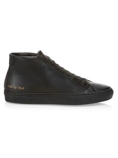 Мужские кроссовки Original Achilles Mid-Top Common Projects, черный