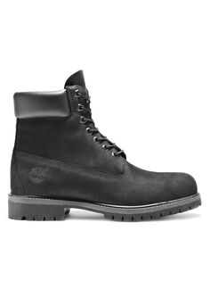 Водонепроницаемые кожаные рабочие ботинки премиум-класса Timberland, черный