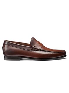 Кожаные мокасины Пенни Лоферы Santoni